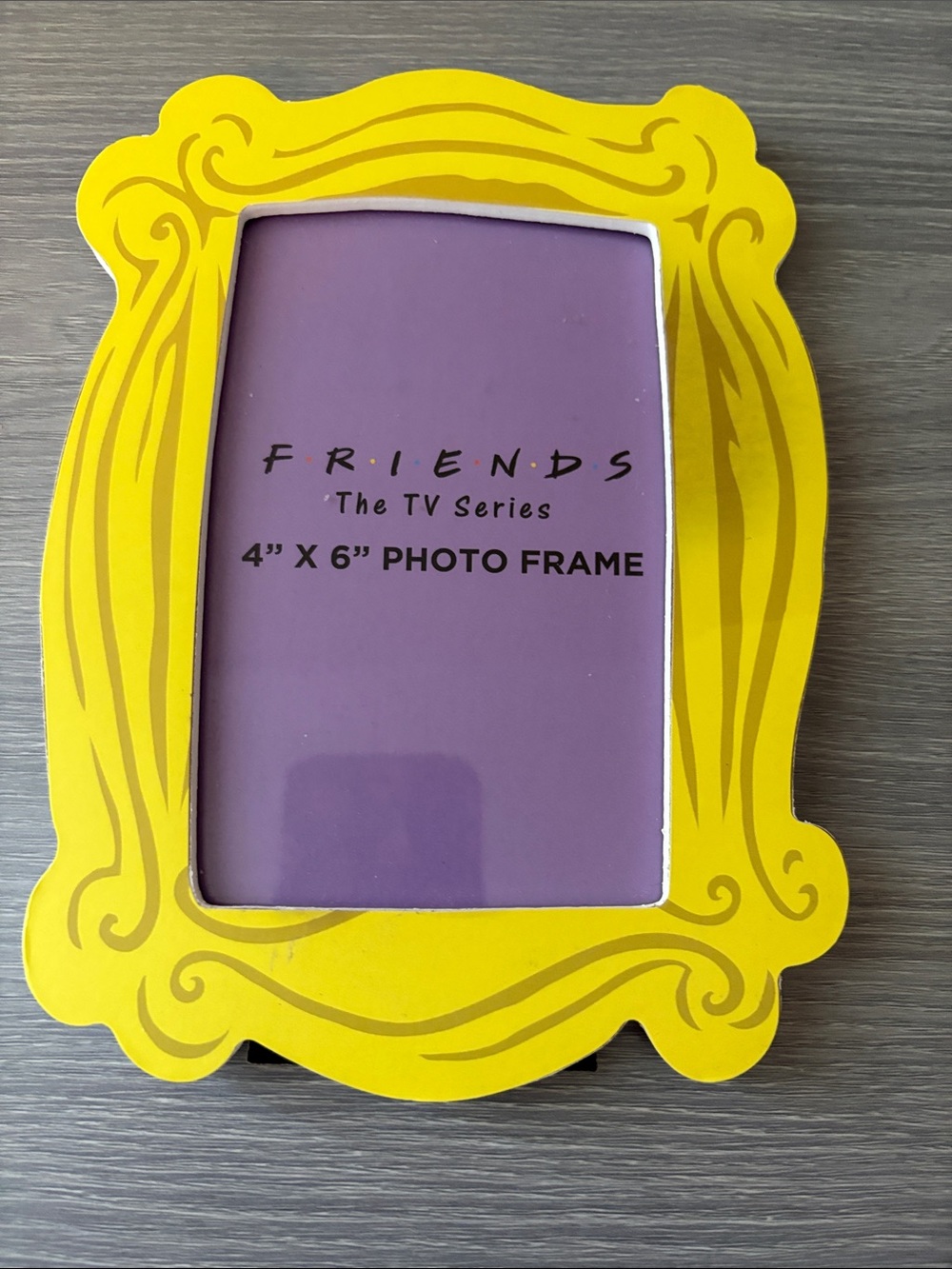 FRIENDS Yellow Decorative Sit-Stand Photo Frame